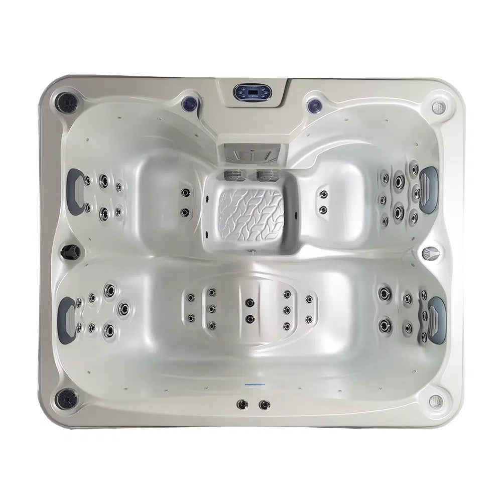 White 3-4 Seater Hot Tub